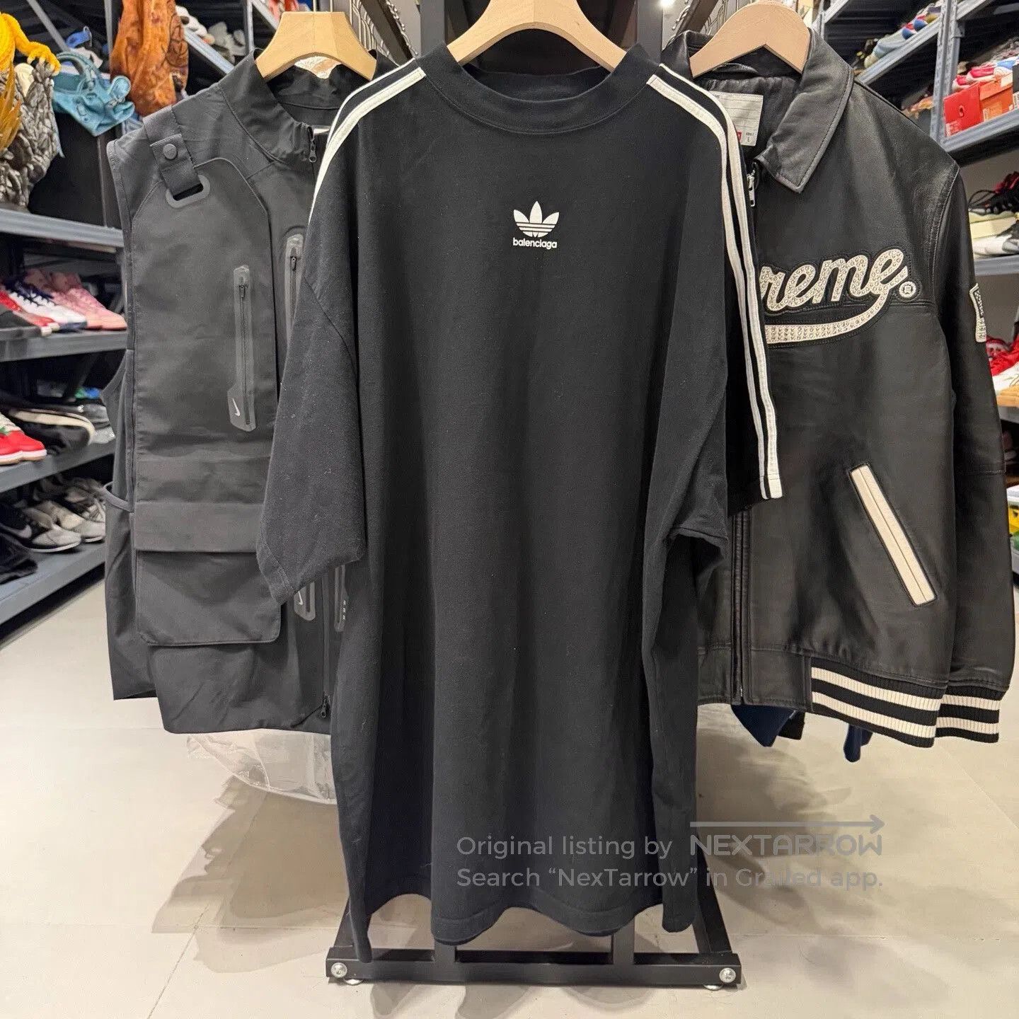 Balenciaga balenciaga adidas short sleeve t. Size US XXL / EU 58 / 5 - 6 Thumbnail