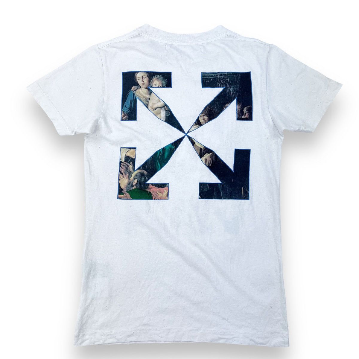 Off-White Off-White Caravaggio Painting White T Shirt Size US XS / EU 42 / 0 - 3 Thumbnail