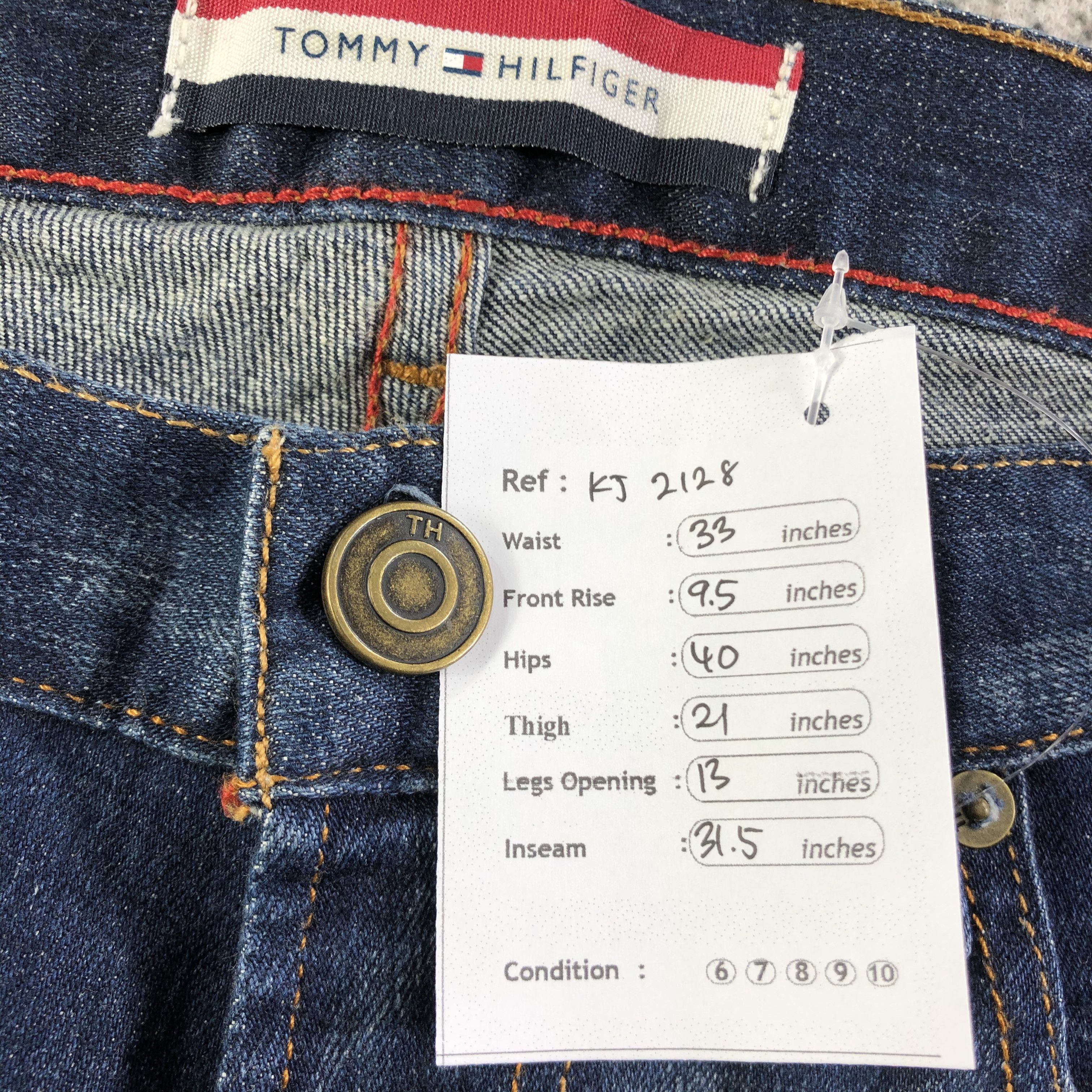 Tommy Hilfiger Tommy Hilfiger Slim Jeans KJ2128 Size US 31 - 13 Thumbnail