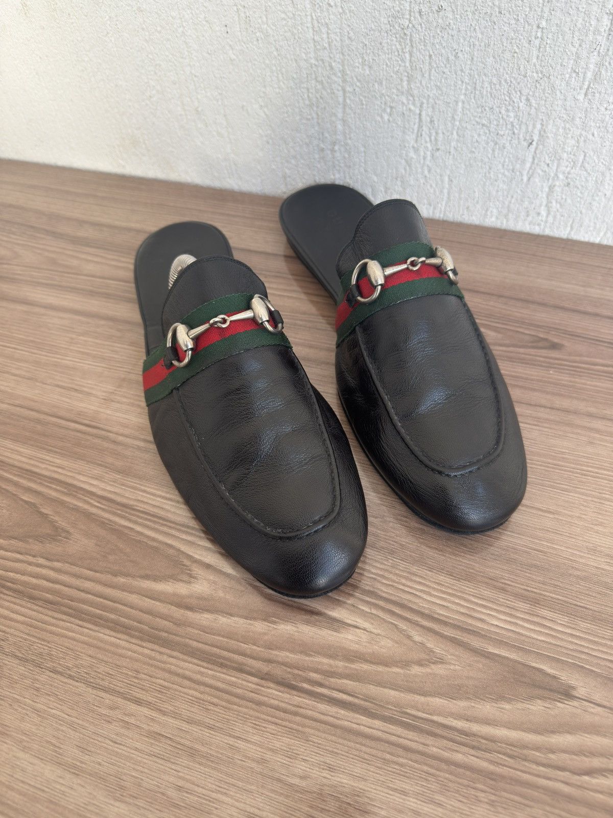 Gucci Princetown horsebit web Sandals Size US 8 / EU 41 - 12 Thumbnail