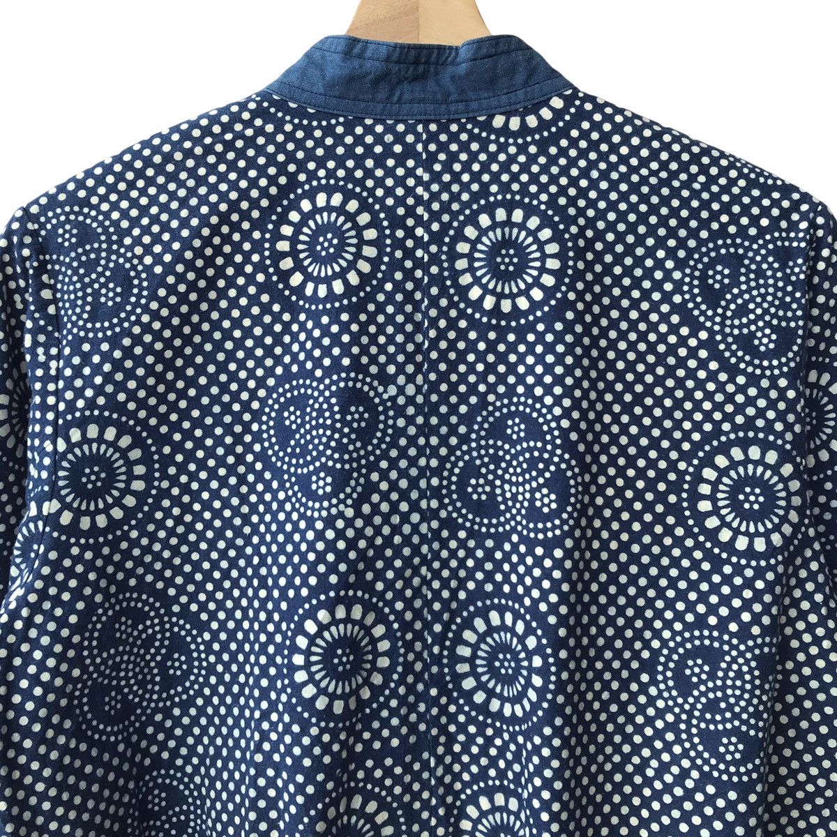 Indigo × Japanese Brand × Kapital Japanese Traditional Vintage Indigo Boro Fabric Jacket Size US M / EU 48-50 / 2 - 4 Thumbnail