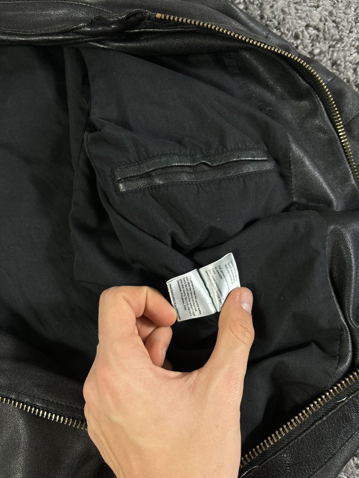 Vintage Vintage Real Leather Asymmetrical Motorcycle Jacket Black Size US L / EU 52-54 / 3 - 13 Thumbnail