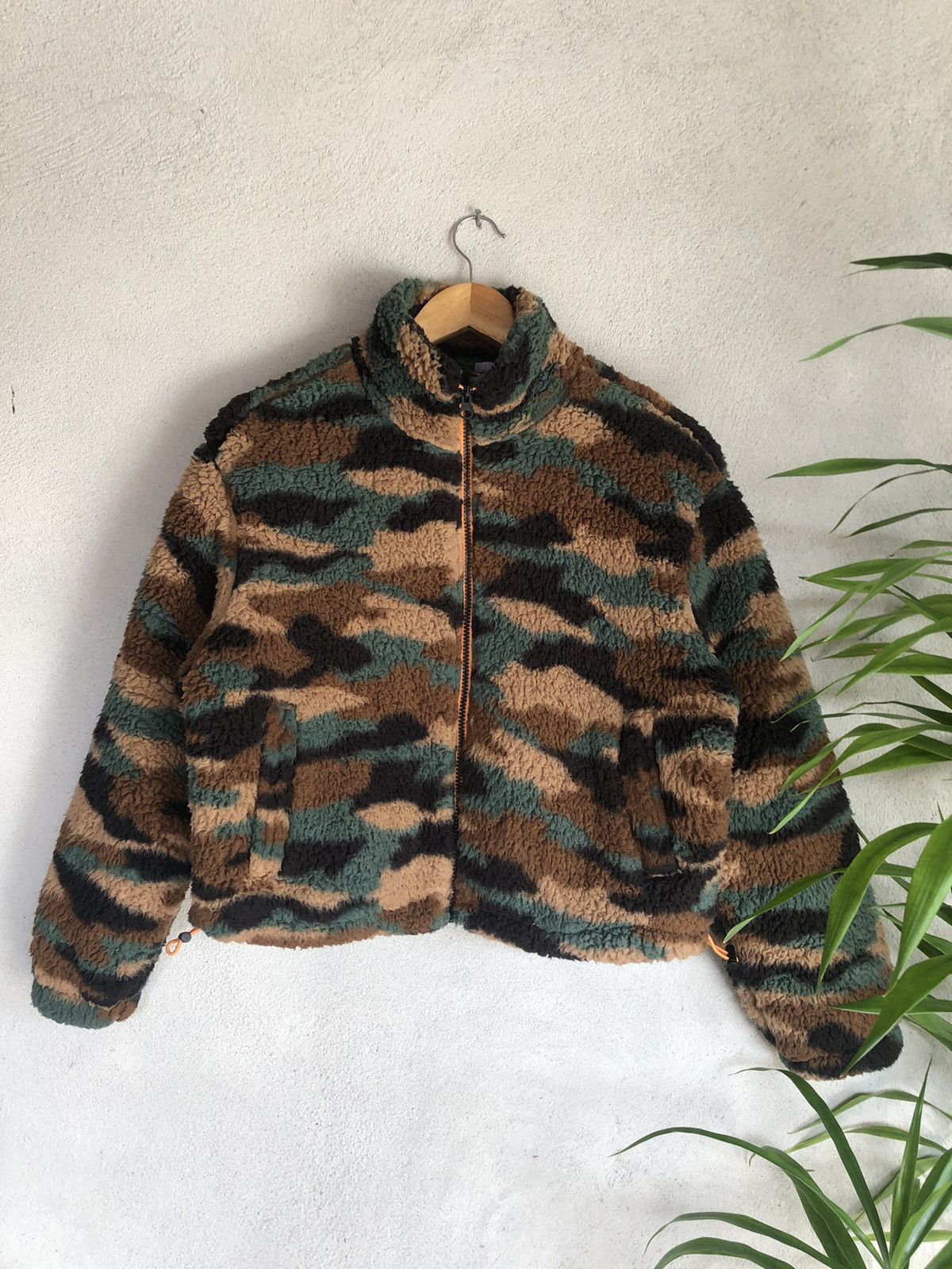If Six Was Nine × Japanese Brand H&m Japanese Brand Camo Sherpa Fullzipper Jacket Size US M / EU 48-50 / 2 - 2 Thumbnail
