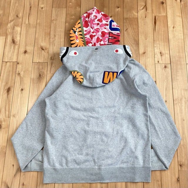 Bape BAPE Double Shark Full Zip Hoodie ABC camo pink APE Size US XL / EU 56 / 4 - 2 Thumbnail