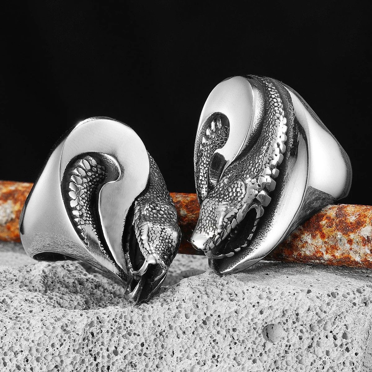 Japanese Brand × Vintage Coiled Snake Ring Size ONE SIZE - 2 Thumbnail