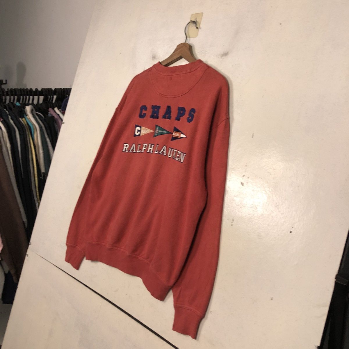 Chaps Ralph Lauren 📌Vintage Sweatshirt Crewneck Chaps Ralph Lauren Big Logo Size US L / EU 52-54 / 3 - 12 Thumbnail