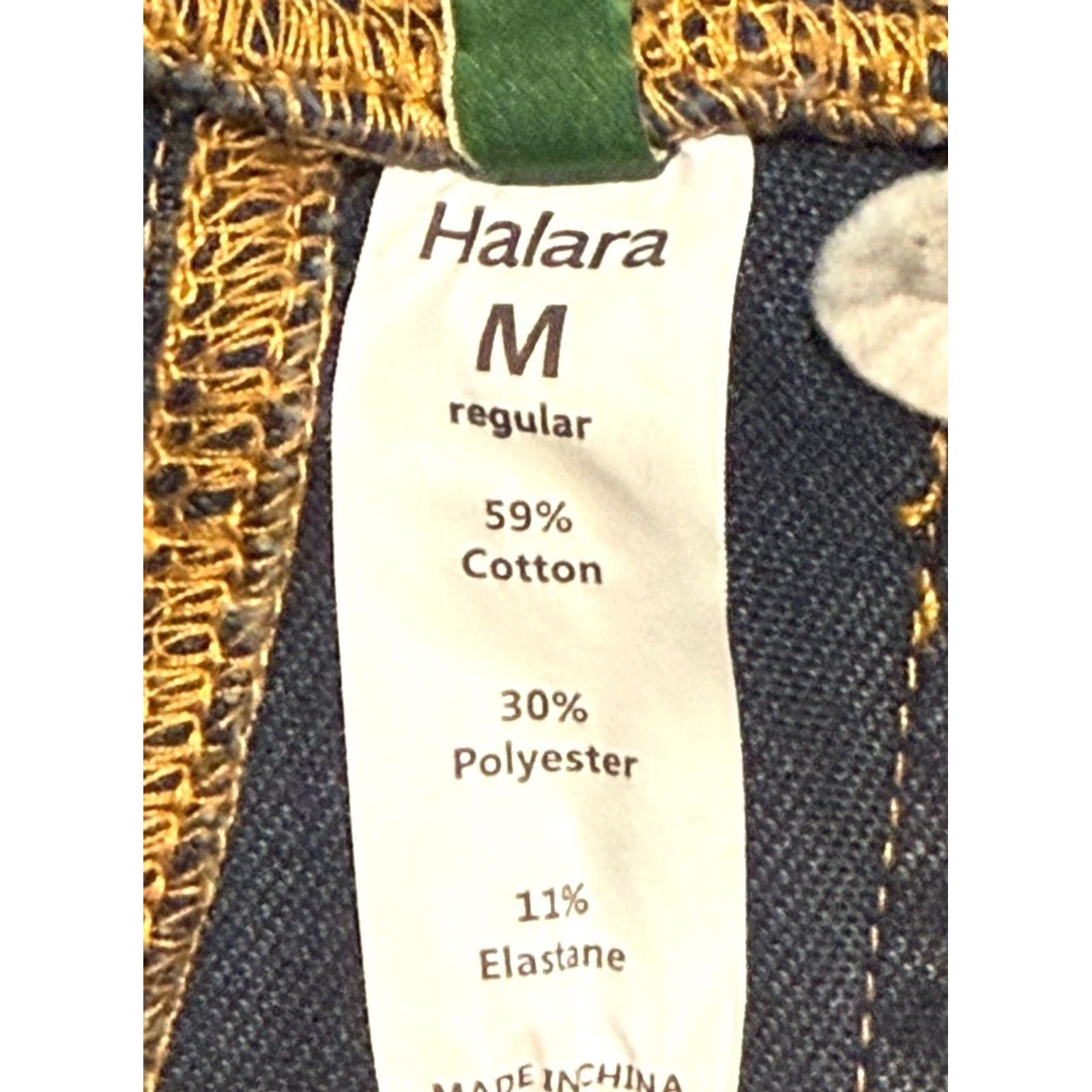 Vintage Halara Jeans Wide-Leg Mid Rise Denim Women M Size Blue Cotton Blend Pockets 30 Inseam Stretch NWT Size 32" / US 10 / IT 46 - 5 Thumbnail