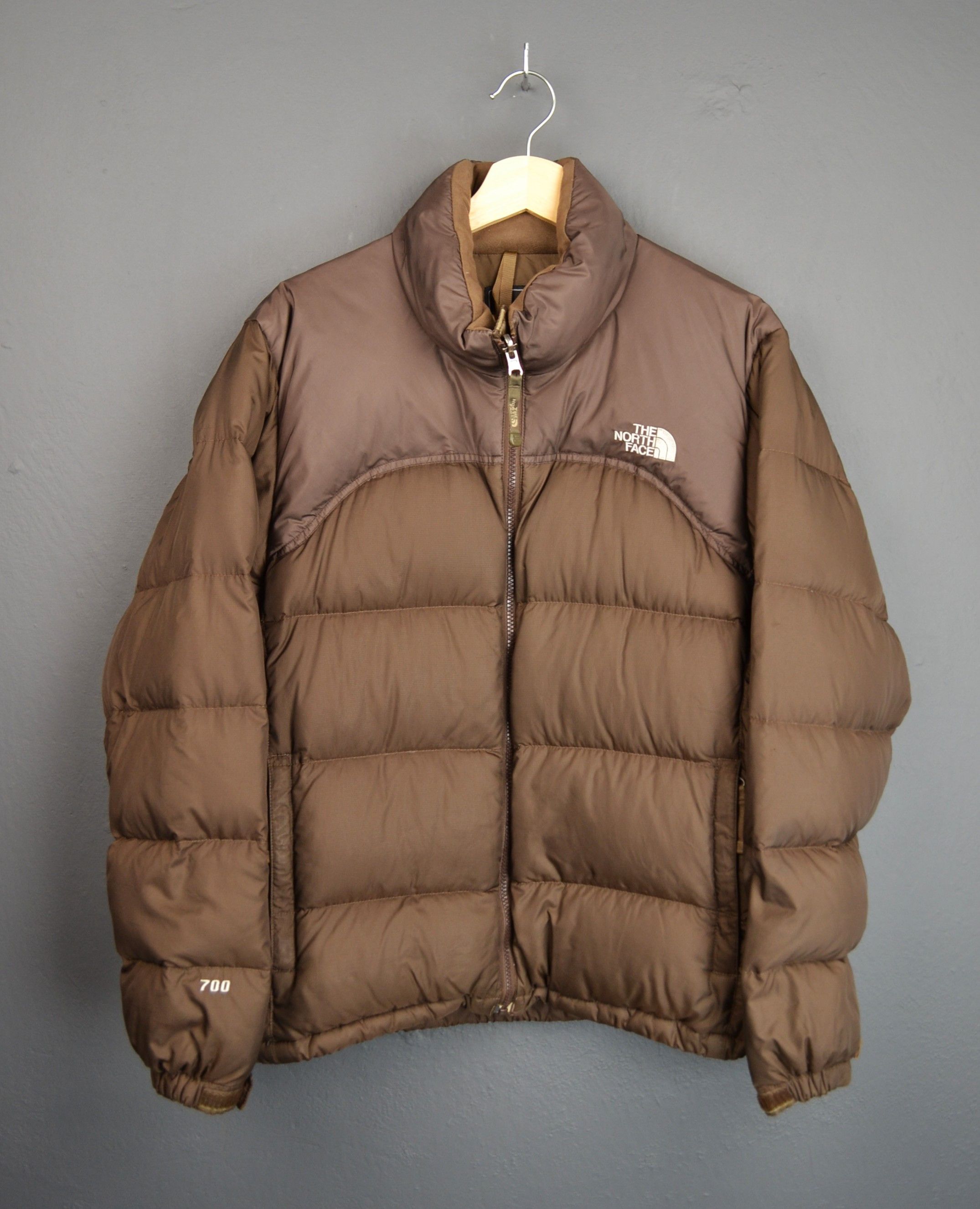 The North Face The North Face 700 Vintage Brown Retro Nuptse Down Jacket L Size L / US 10 / IT 46 - 1 Thumbnail