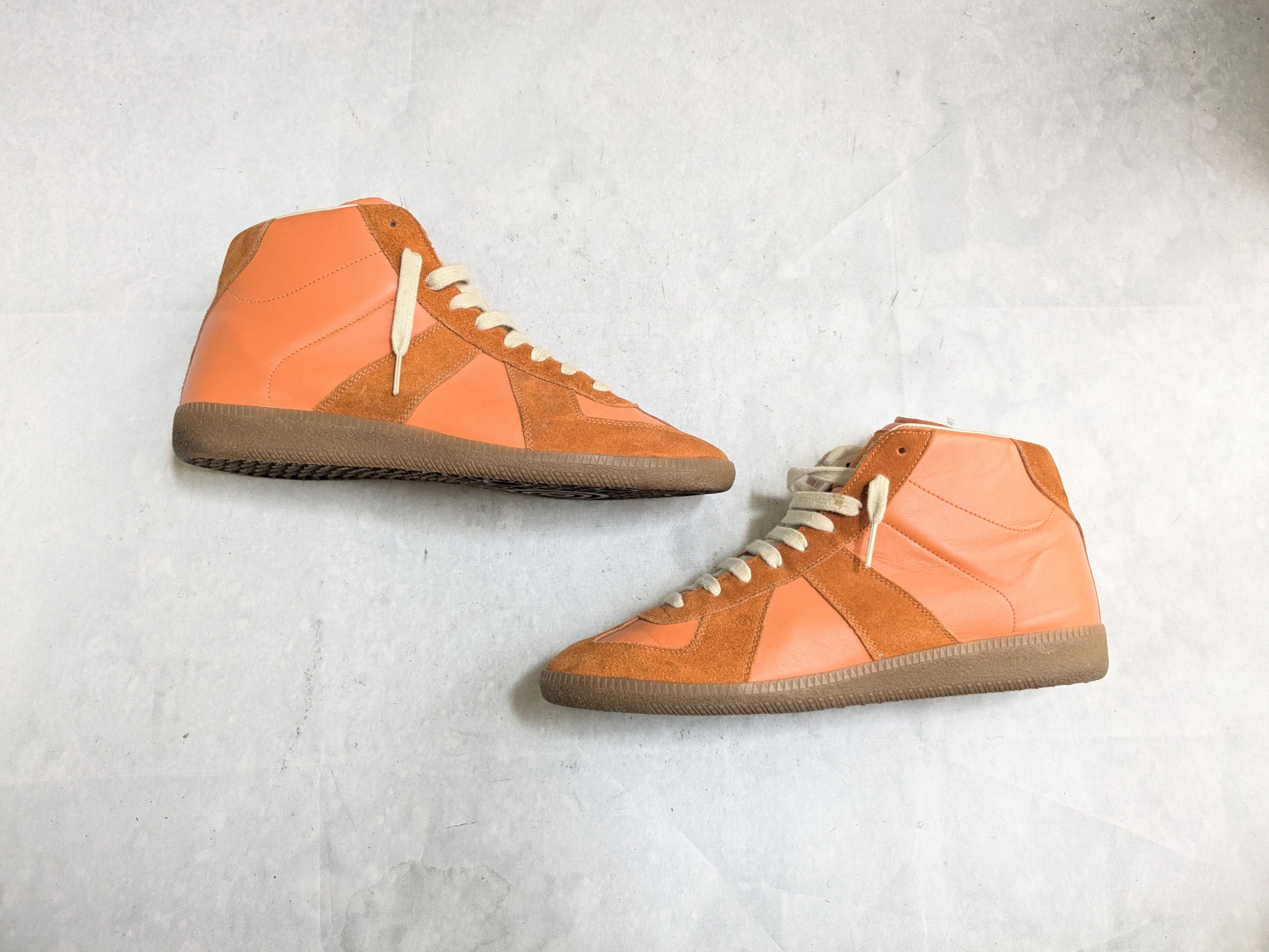 Maison Margiela Maison Margiela Replica GAT Orange 8 41 High Tops Gum Size US 8 / EU 41 - 1 Thumbnail