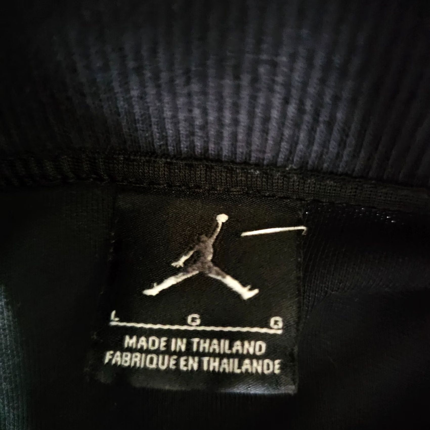 Nike VINTAGE Nike Sweatshirt Men Large Black Jordan Full Zip Long Sleeve Pockets Athletic Y2K Size US L / EU 52-54 / 3 - 4 Thumbnail