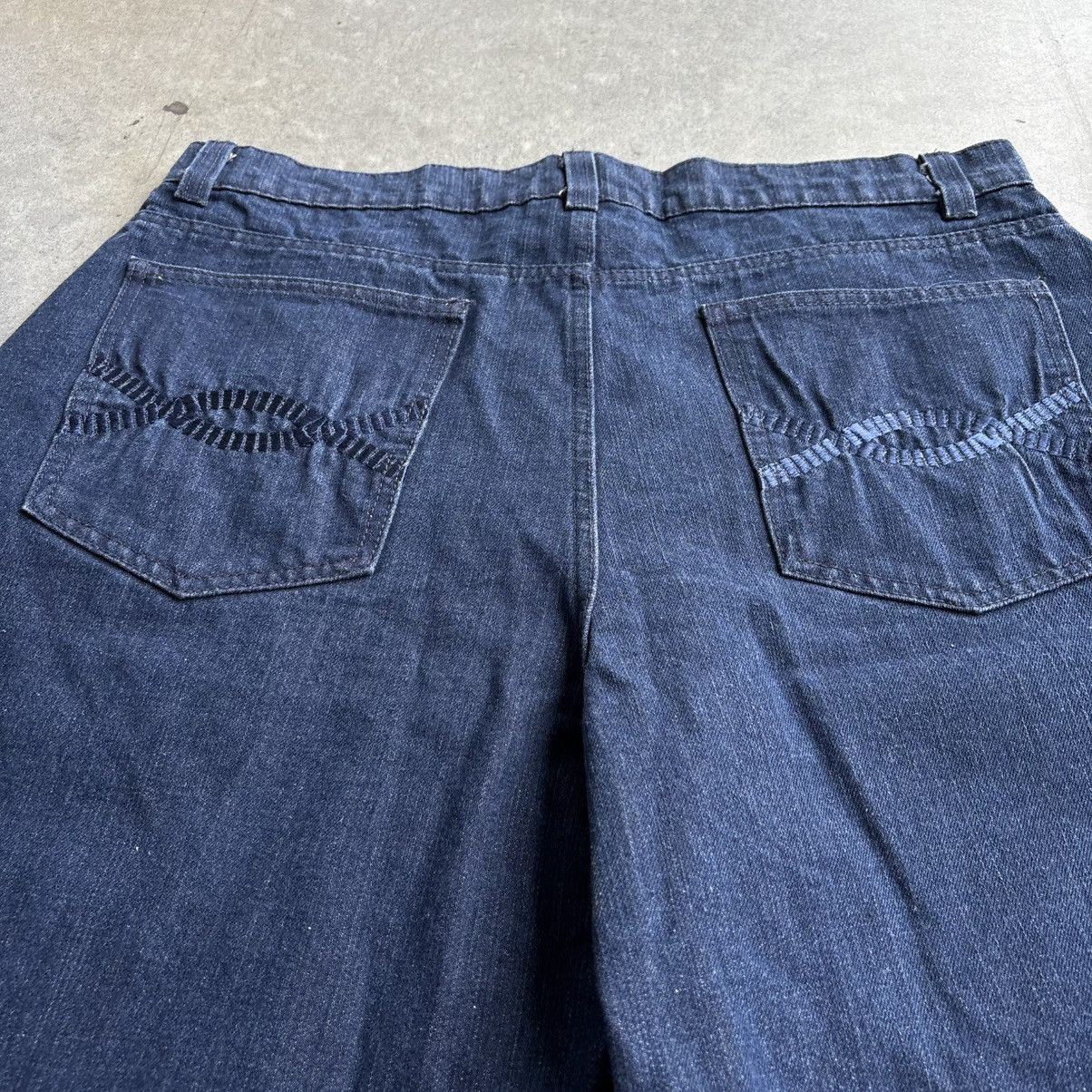Brooklyn Xpress × Vintage Y2K Baggy Navy Blue Brooklyn Xpress Style Jorts Shorts 36 Size US 38 / EU 54 - 9 Thumbnail