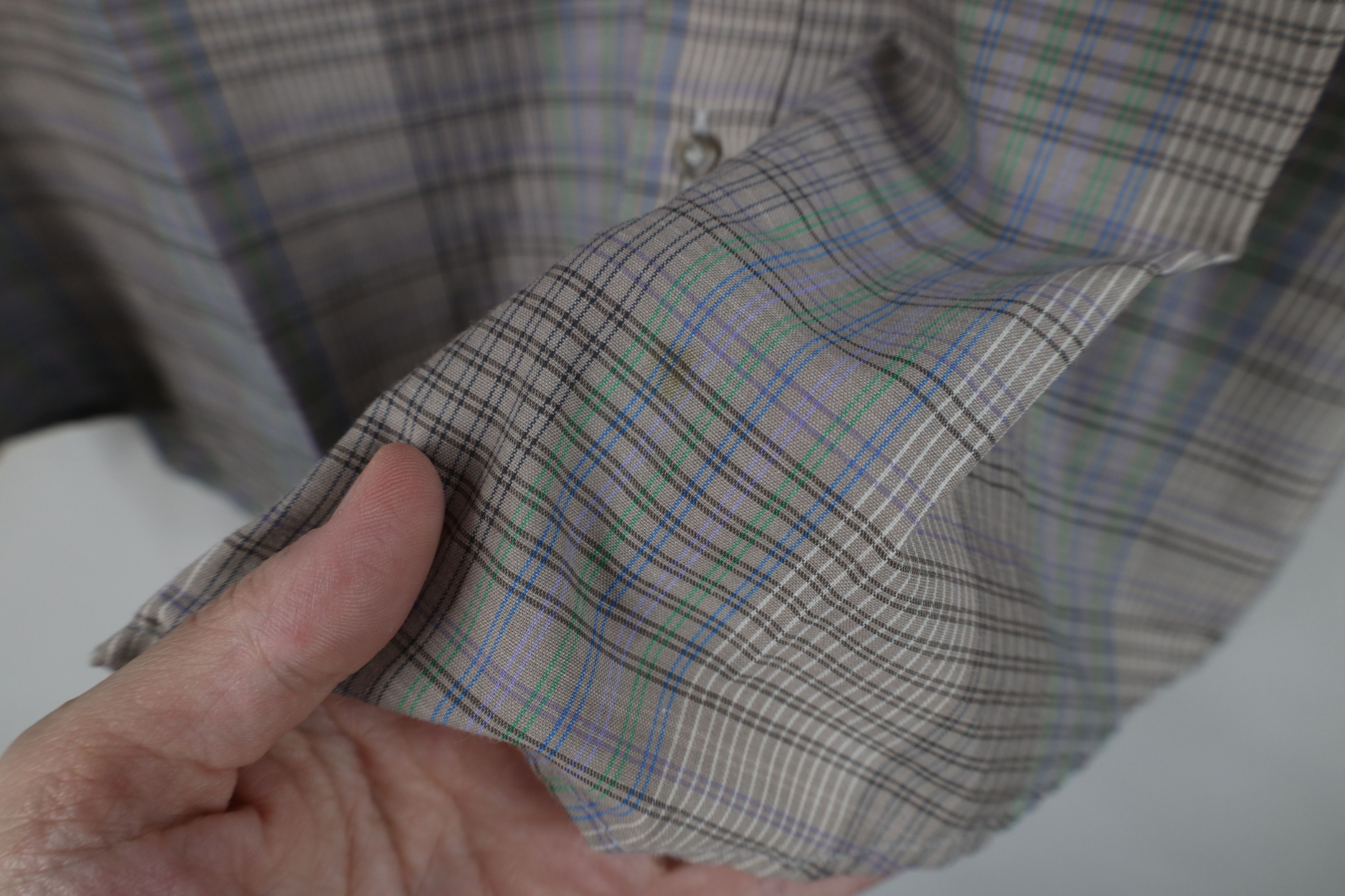 Vintage Deadstock Vintage 90s Streetwear Button Down Shirt Plaid Size US M / EU 48-50 / 2 - 9 Thumbnail