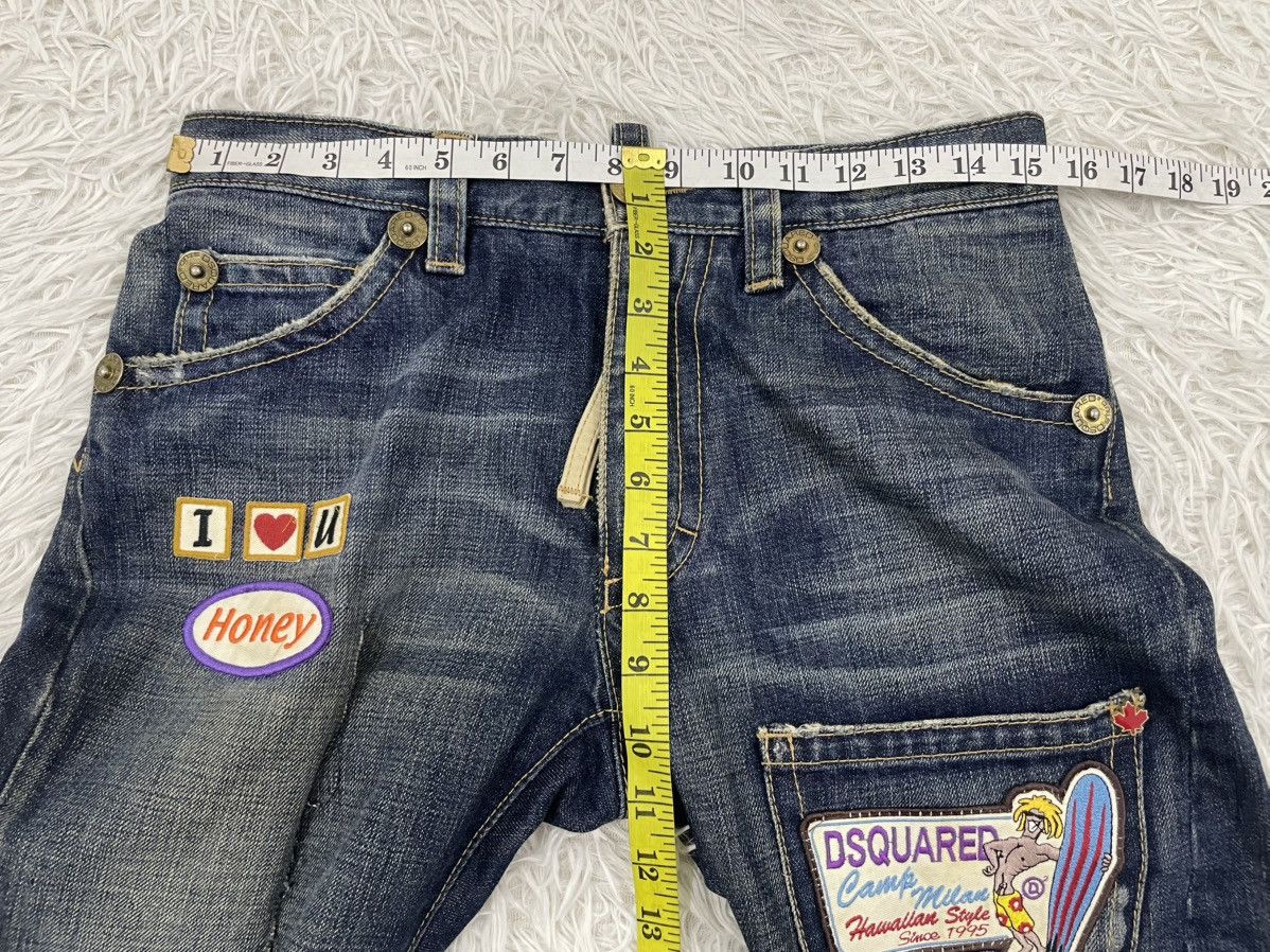 Dsquared2 Distress Dsquared2 3Q/Short Jeans Pant Made in Italy Size US 31 - 13 Thumbnail