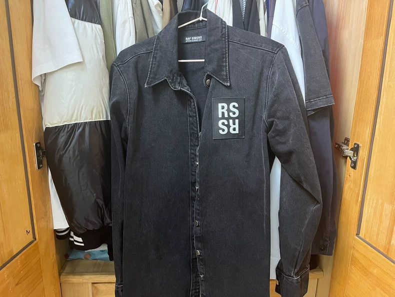 Raf Simons Raf simons SS21 black denim jacket Size US M / EU 48-50 / 2 - 6 Thumbnail