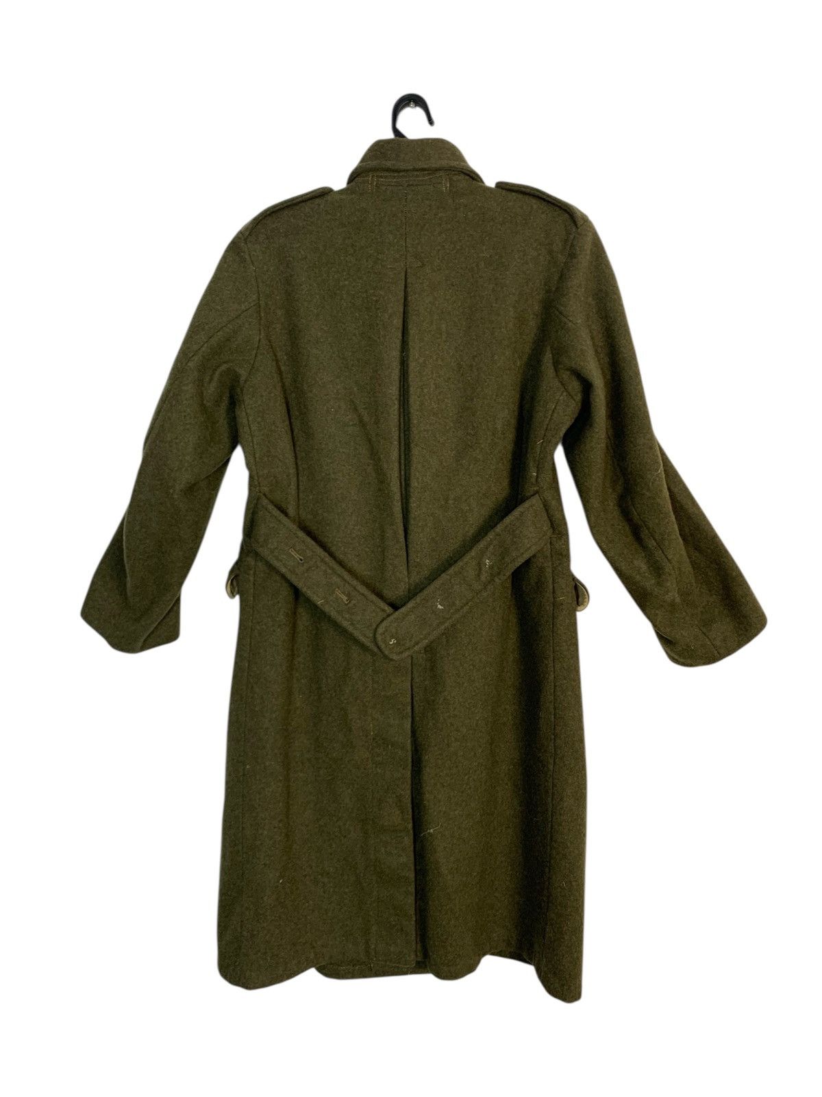 Other 80s Military Wool Greatcoat Pattern Dismounted Olive Green Size US M / EU 48-50 / 2 - 2 Thumbnail