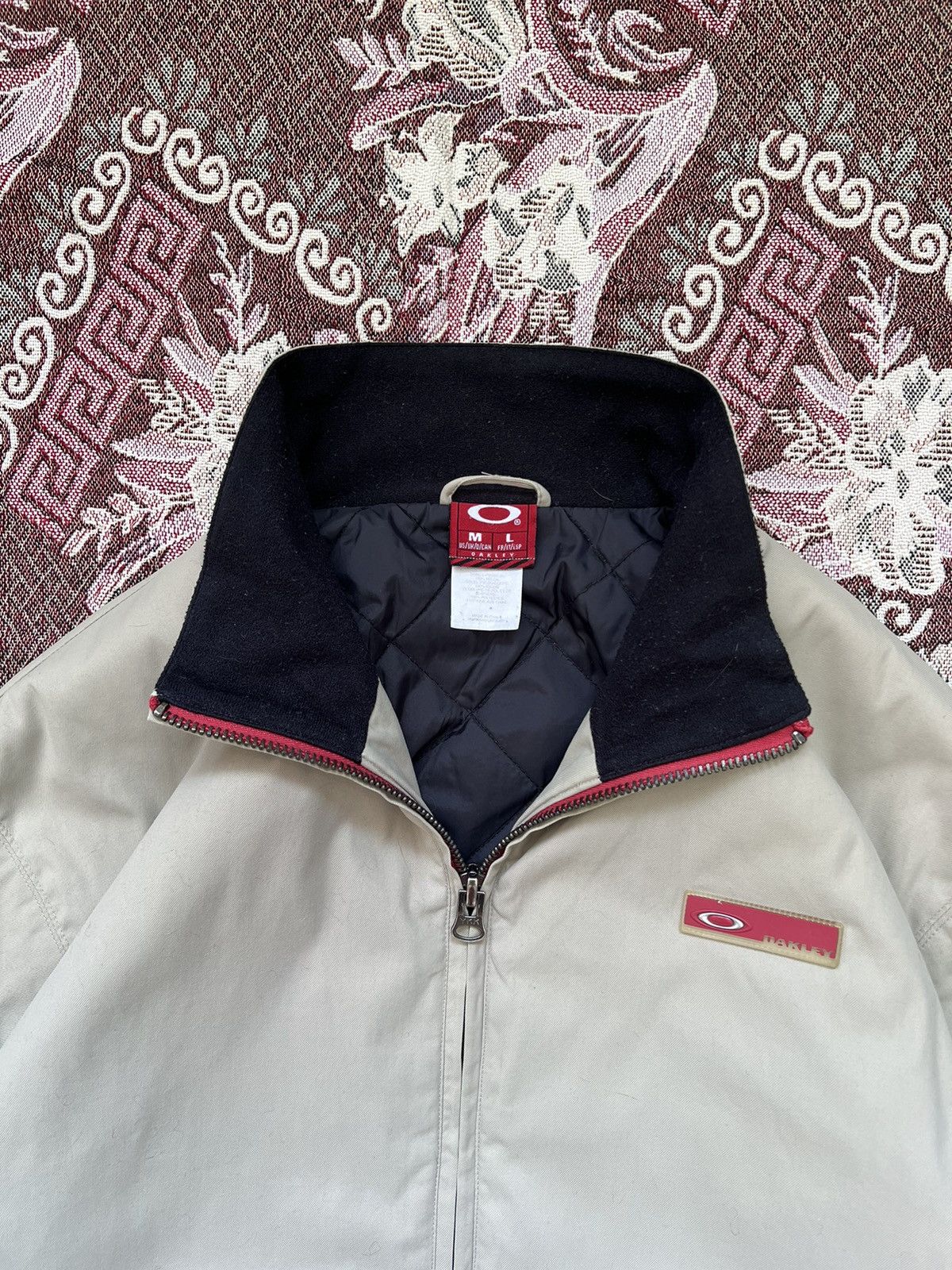 Oakley × Vintage 2000's Vintage Oakley Insulated Nylon Mid Coat Jacket Size US M / EU 48-50 / 2 - 1 Thumbnail