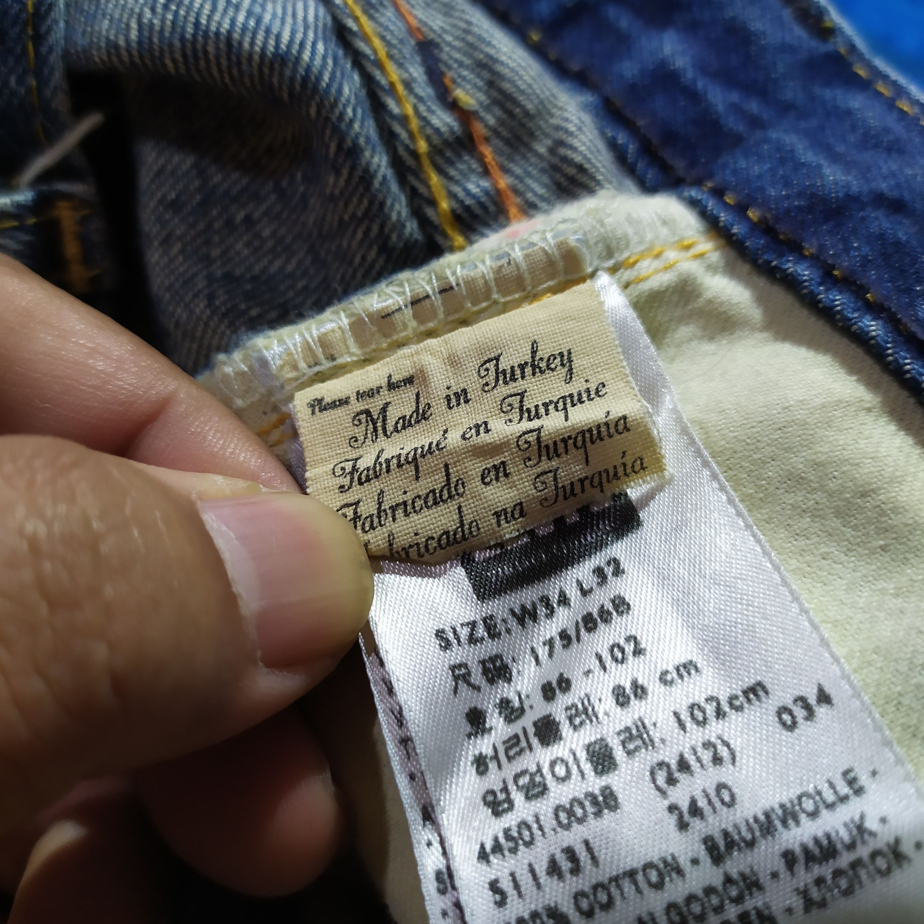 Levi's × Levi's Vintage Clothing Levi's S501XX Big E 1944 World War 2 Model Size US 34 / EU 50 - 17 Thumbnail