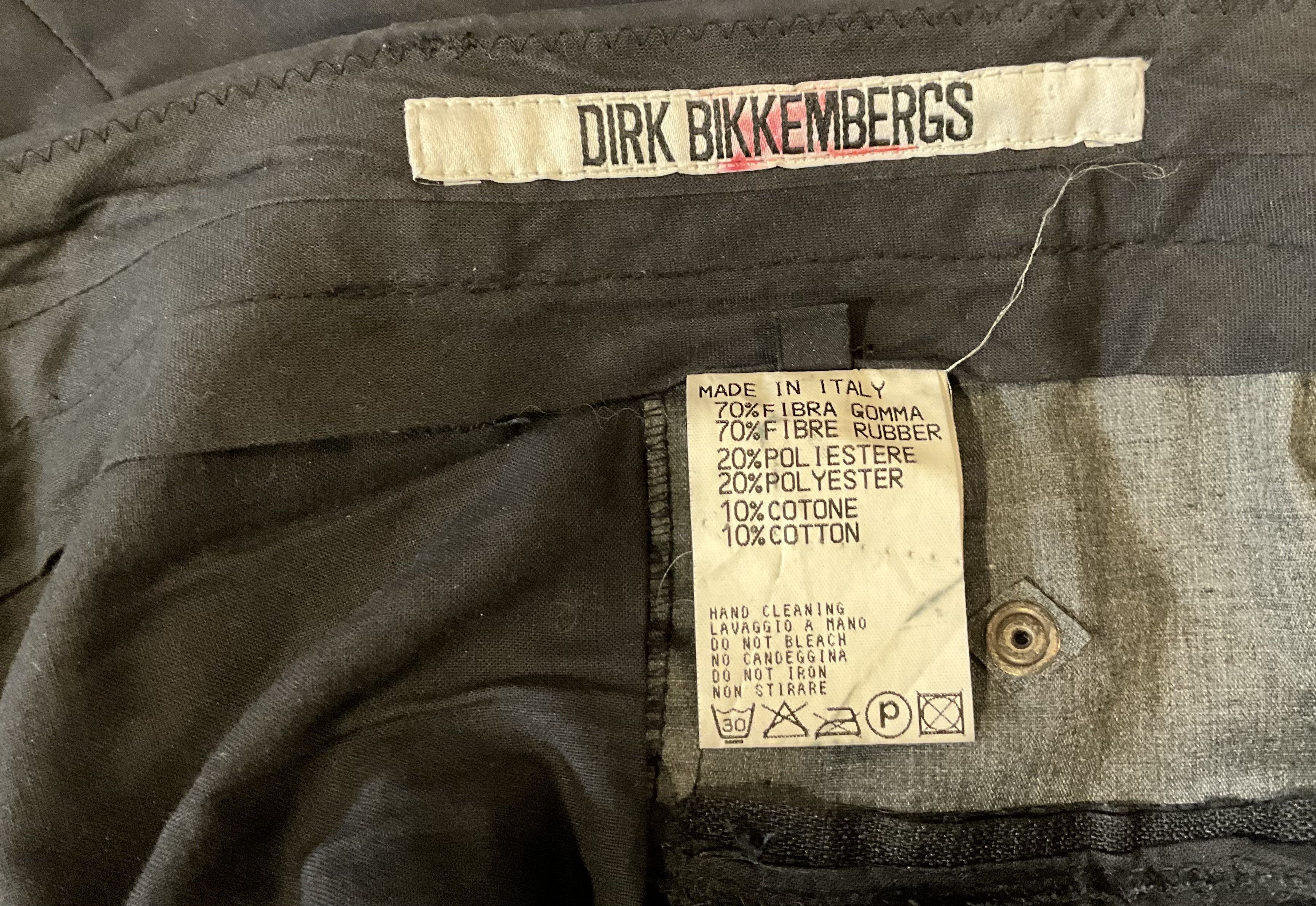 Dirk Bikkembergs Dirk Bikkembergs Rubber Back-Zip Pants Size 46 Size US 44 / EU 60 - 8 Thumbnail