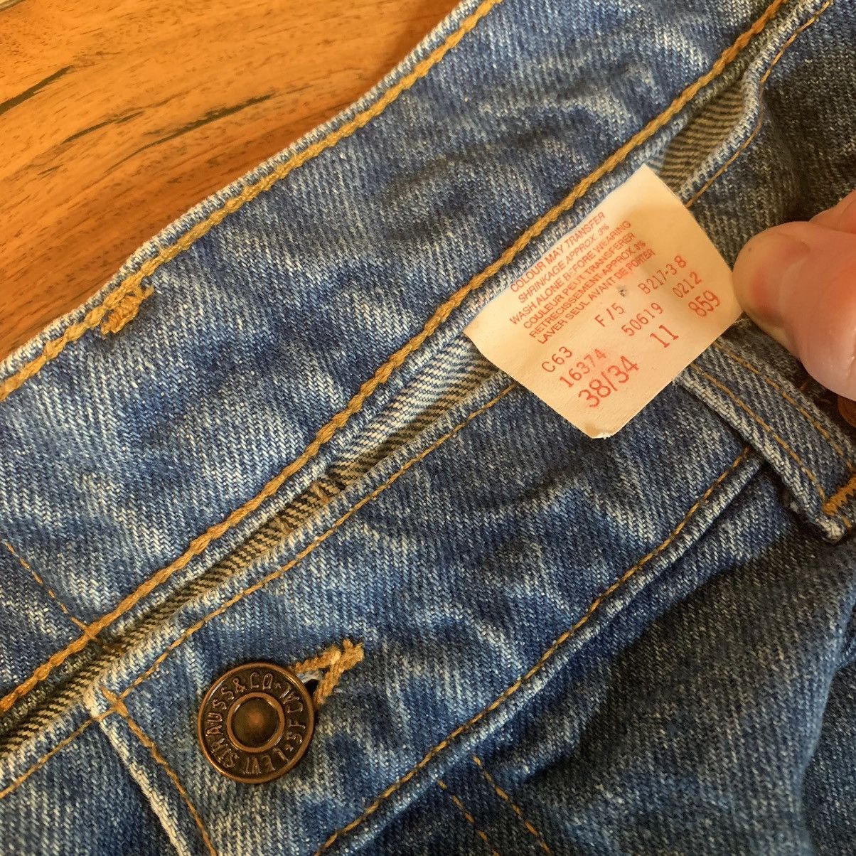Levi's × Vintage Vintage Levis 🍊Tab 619 Made in Canada Size US 38 / EU 54 - 5 Thumbnail