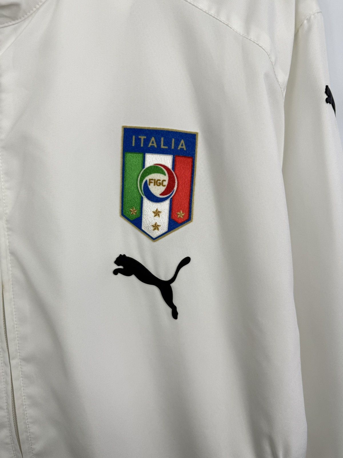 Puma 🇮🇹 Vintage Y2K Puma Italy Soccer Jersey Zip Jacket Retro Size US XL / EU 56 / 4 - 5 Thumbnail
