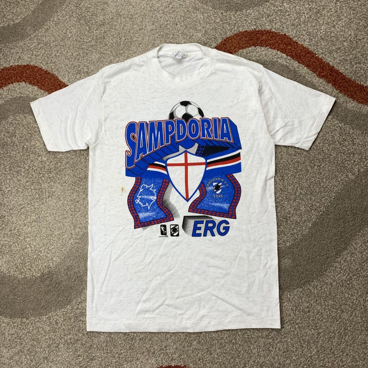 Vintage Samdoria FC Tshirt Vintage Size US M / EU 48-50 / 2 - 1 Thumbnail