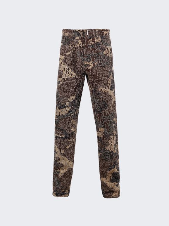 Givenchy o1mle0426 Zipped Slim Fit Denim Trousers in Brown Size US 30 / EU 46 - 1 Thumbnail