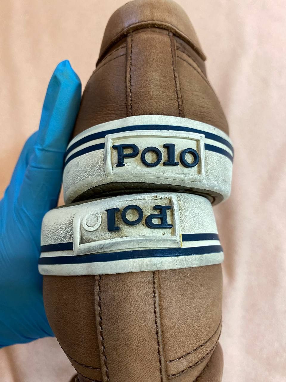 Polo Ralph Lauren Vintage Polo Ralph Lauren brown Low-Top Sneakears logo Size US 10 / EU 43 - 9 Thumbnail