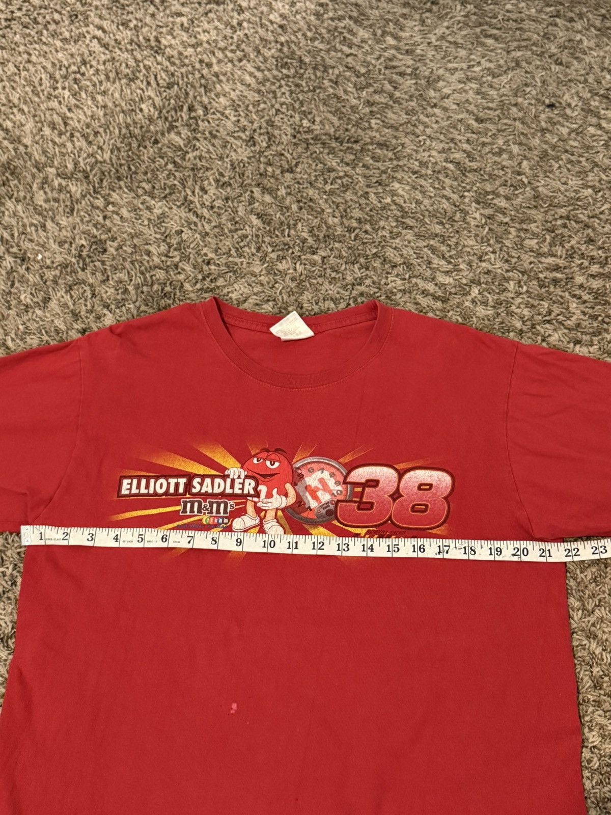 NASCAR Red M&Ms Elliott Sadler Nascar racing shirt. Size US M / EU 48-50 / 2 - 2 Thumbnail