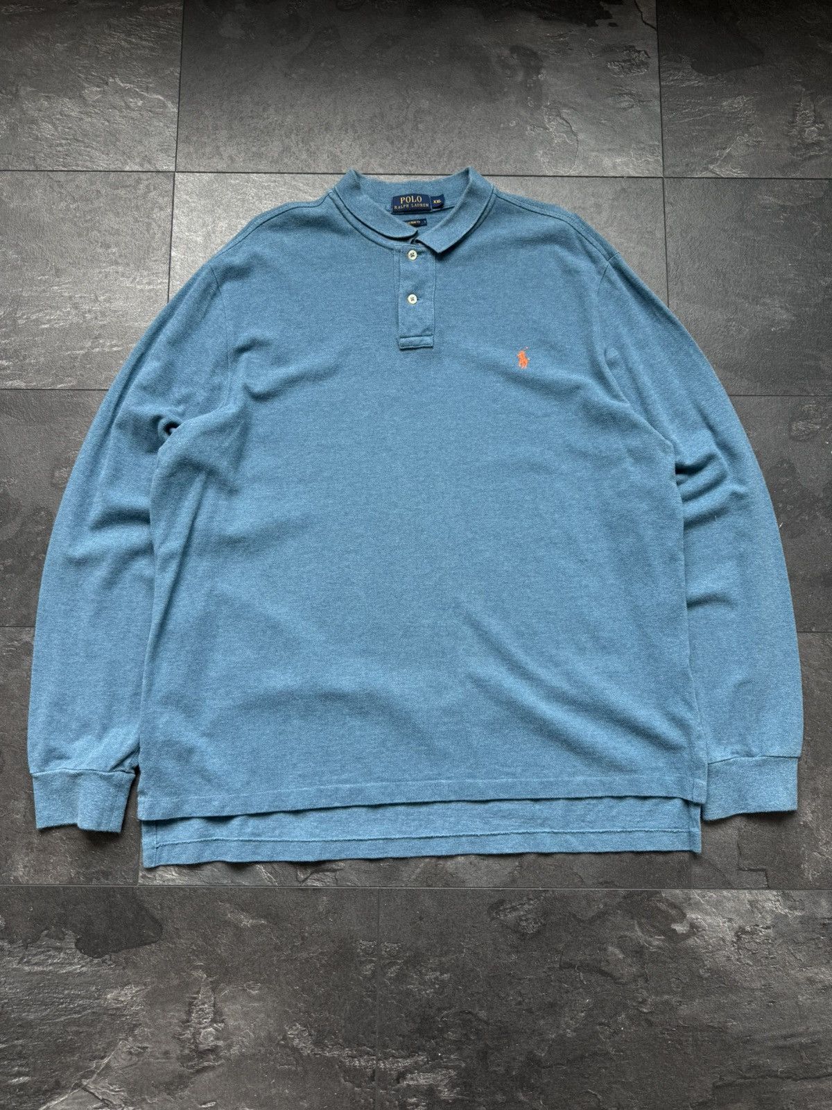 Polo Ralph Lauren × Streetwear × Vintage Vintage polo Ralph Lauren long sleeve rugby Size US XXL / EU 58 / 5 - 1 Thumbnail