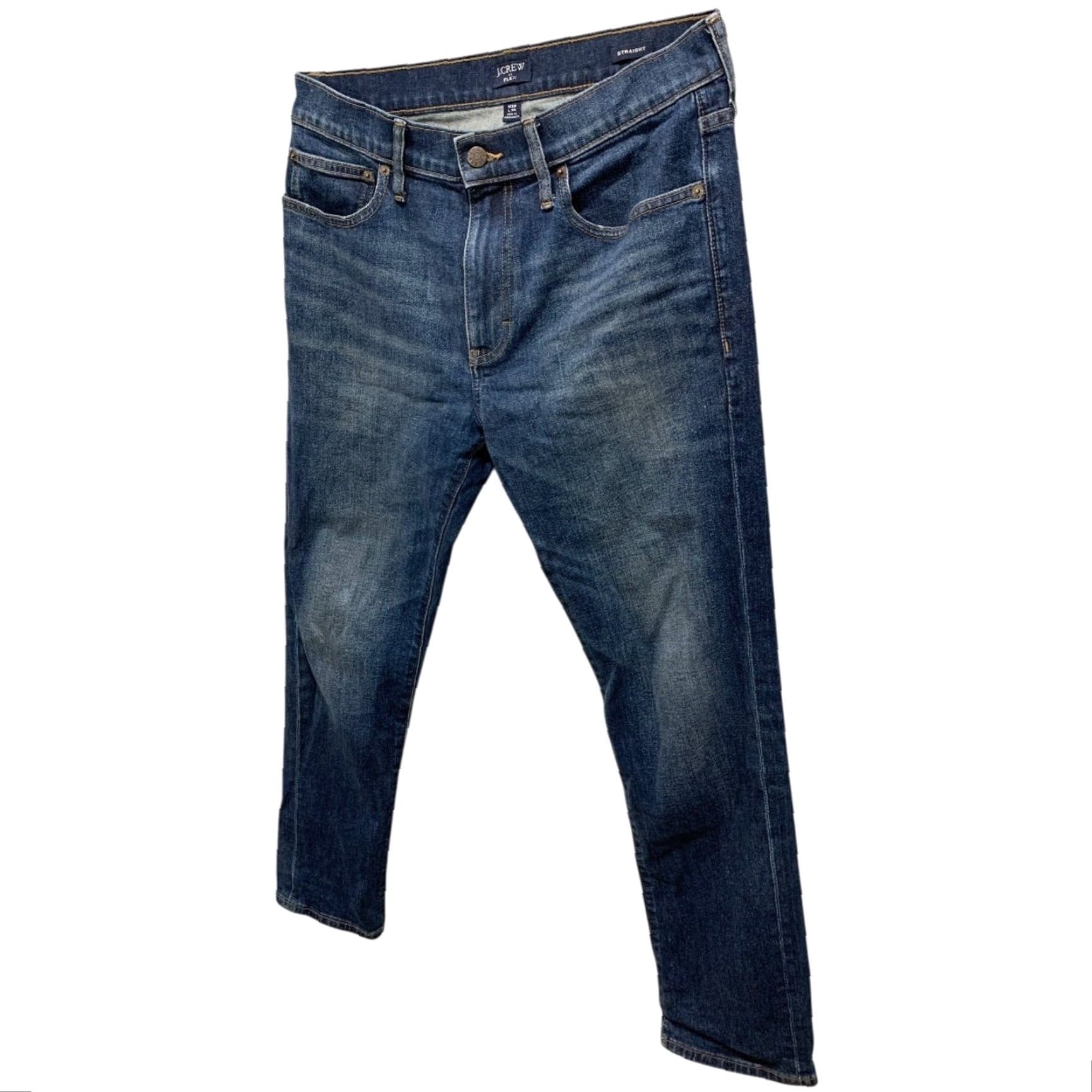 J.Crew J.Crew Jeans Denim AZ851 30 x 30 Mens Straight Fit Flex 30 Inseam Blue XS? No, size 30 Regular Men Jeans Size US 30 / EU 46 - 3 Thumbnail