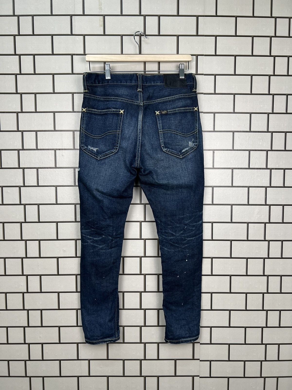 Lee Vintage Lee Union Made Distressed Skinny Jeans Size US 31 - 8 Thumbnail