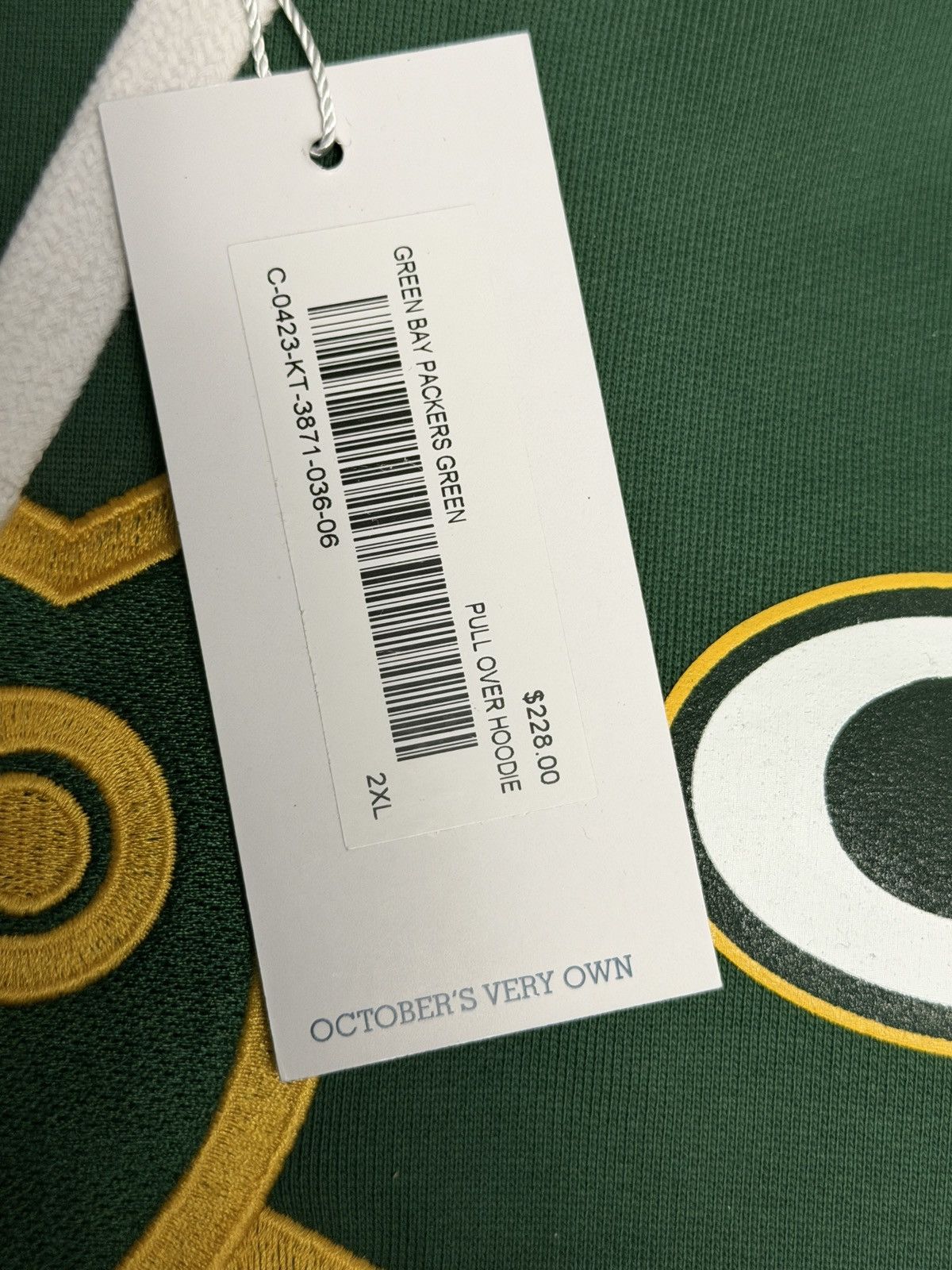 Drake OVO x NFL Green Bay Packers Icon Team OG Owl Hoodie Size US XXL / EU 58 / 5 - 10 Thumbnail