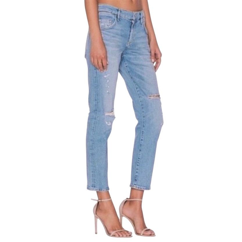 Agolde Agolde Blue Distressed Jeans | Size 28 Size 28" / US 6 / IT 42 - 7 Thumbnail