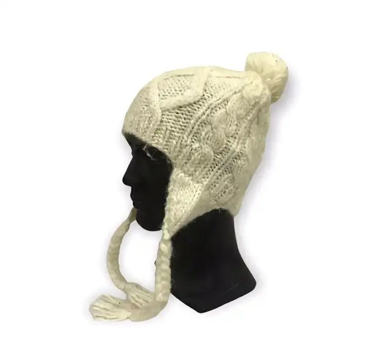 Japanese Brand Knit Earflap Beanie Hat