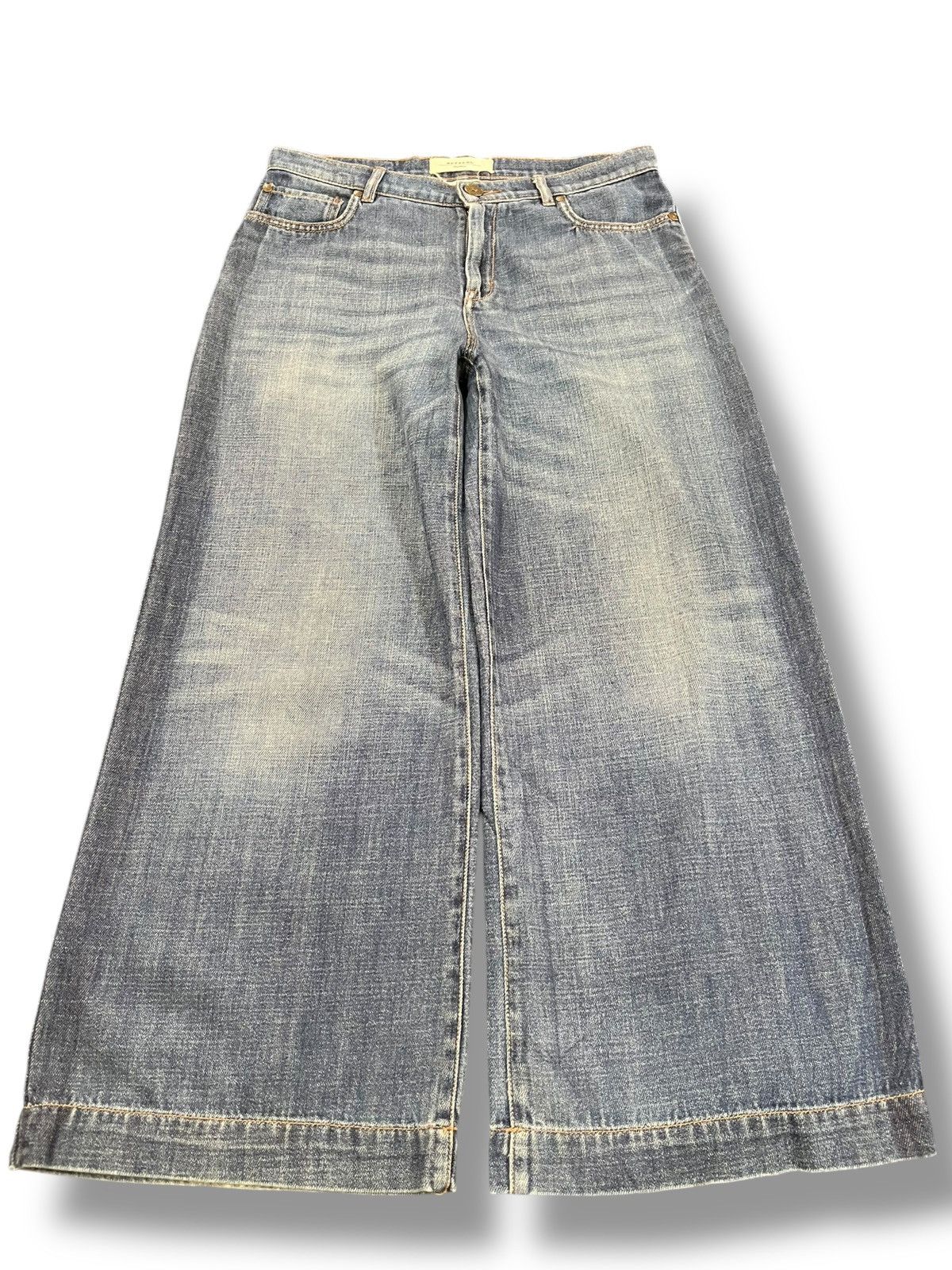 The Weeknd Vintage Weekend Maxmara Baggy Denim Size US 33 - 1 Thumbnail