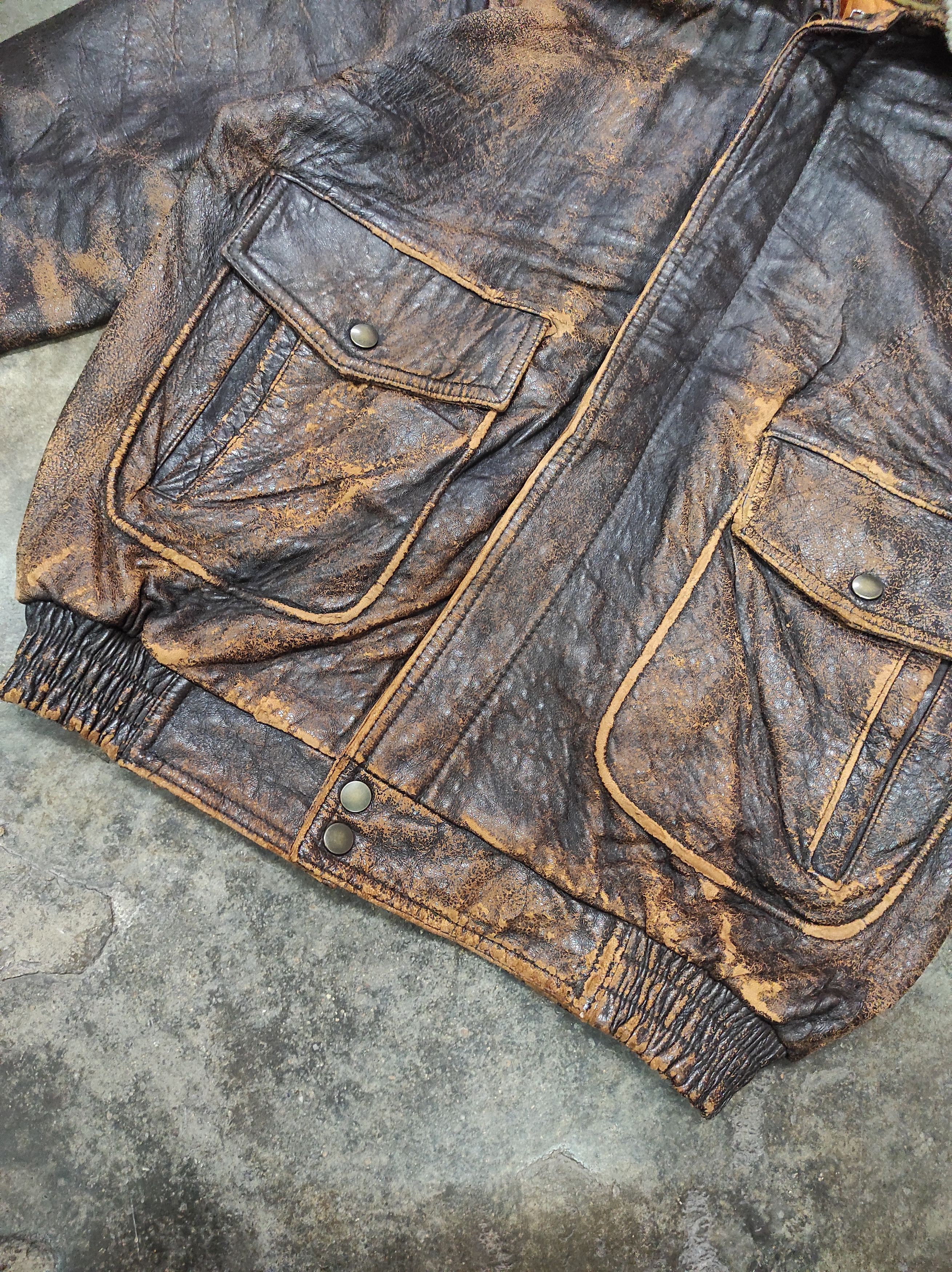 Harley Davidson COPPER PEDDY STYLE HARLEY DAVIDSON LEATHER JACKET DISTRESSED Size US L / EU 52-54 / 3 - 4 Thumbnail