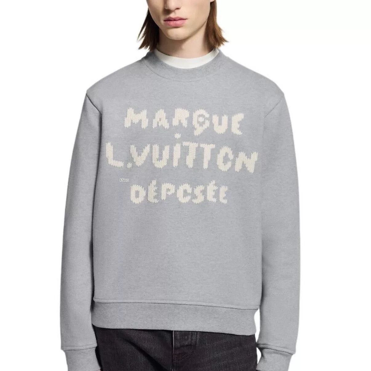 Louis Vuitton LV 2026 Embroidered Logo Sweatshirt M Size US M / EU 48-50 / 2 - 6 Thumbnail