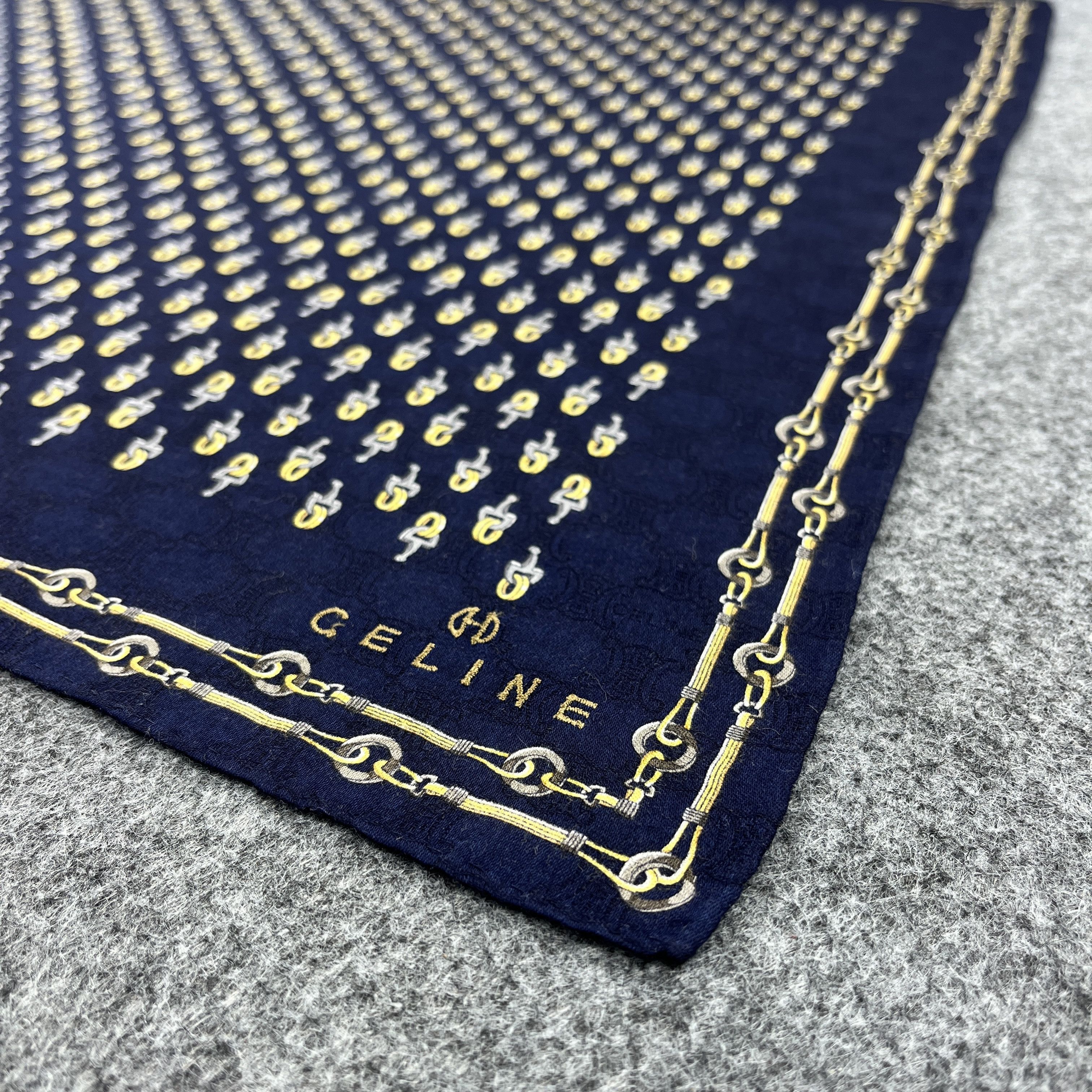 Vintage Celine Handkerchief / Bandana / Neckerchief B1527 Size ONE SIZE - 4 Thumbnail