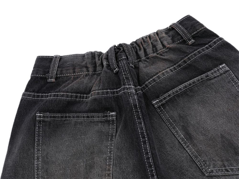 Japanese Brand × Jean American retro punk contrast color washed distressed jeans Size US 32 / EU 48 - 4 Thumbnail