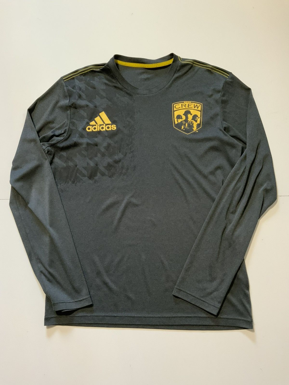 Adidas Adidas Columbus The Crew 2011 MLS Soccer Houndstooth Jersey Size US M / EU 48-50 / 2 - 1 Thumbnail