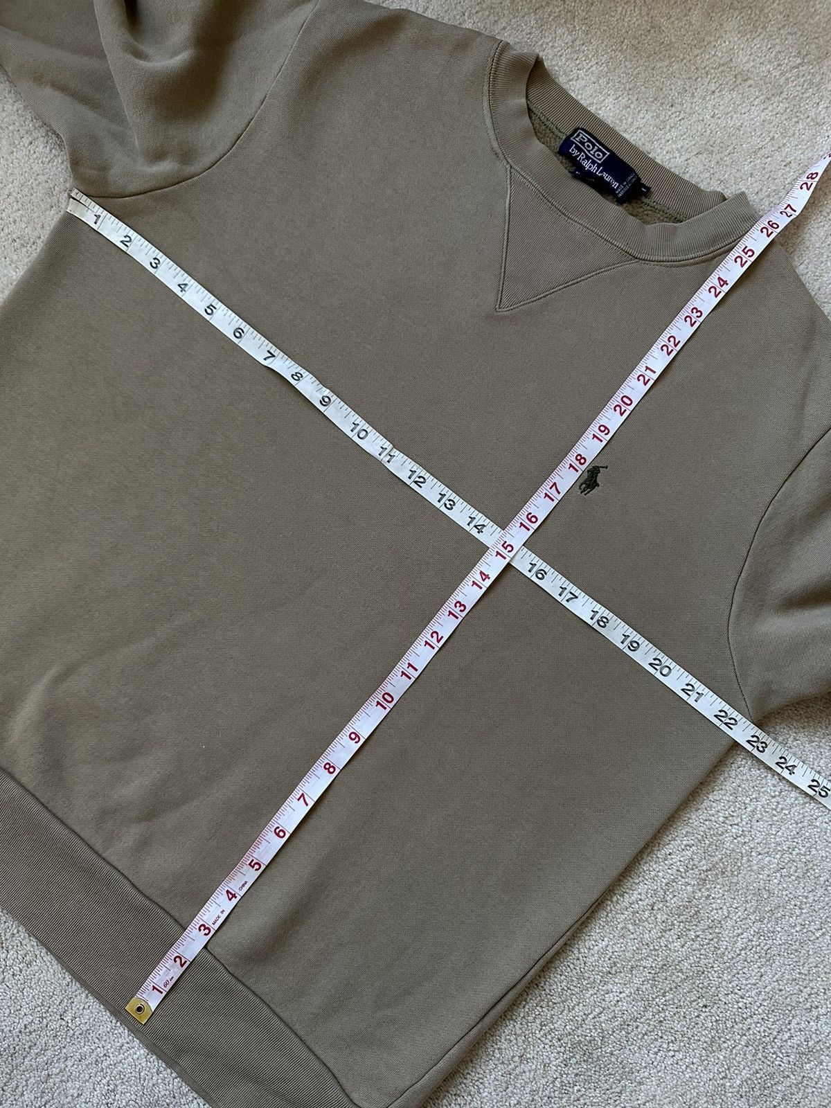 Polo Ralph Lauren × Vintage Crazy Vintage 90s Polo Ralph Lauren Crewneck Earth Tone Rare Size US M / EU 48-50 / 2 - 4 Thumbnail