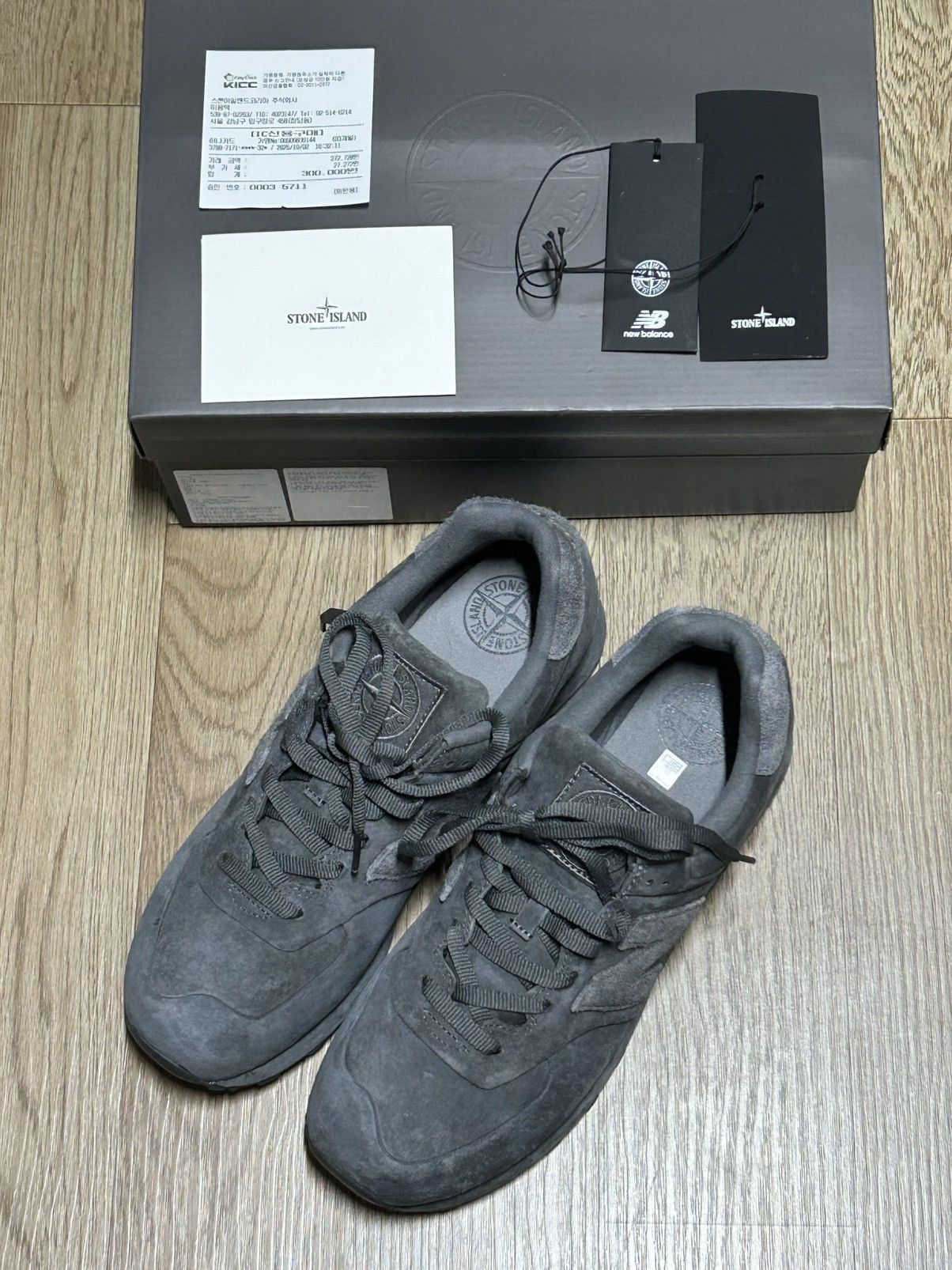 New Balance × Stone Island New Balance 574 Legacy x Stone Island Ghost Size US 12 / EU 45 - 8 Thumbnail