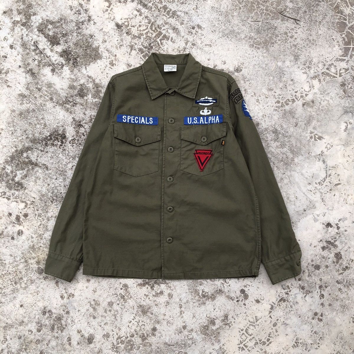 Alpha Industries ALPHA INDUSTRIES Rare Patches Design Button Jacket Size US M / EU 48-50 / 2 - 1 Thumbnail