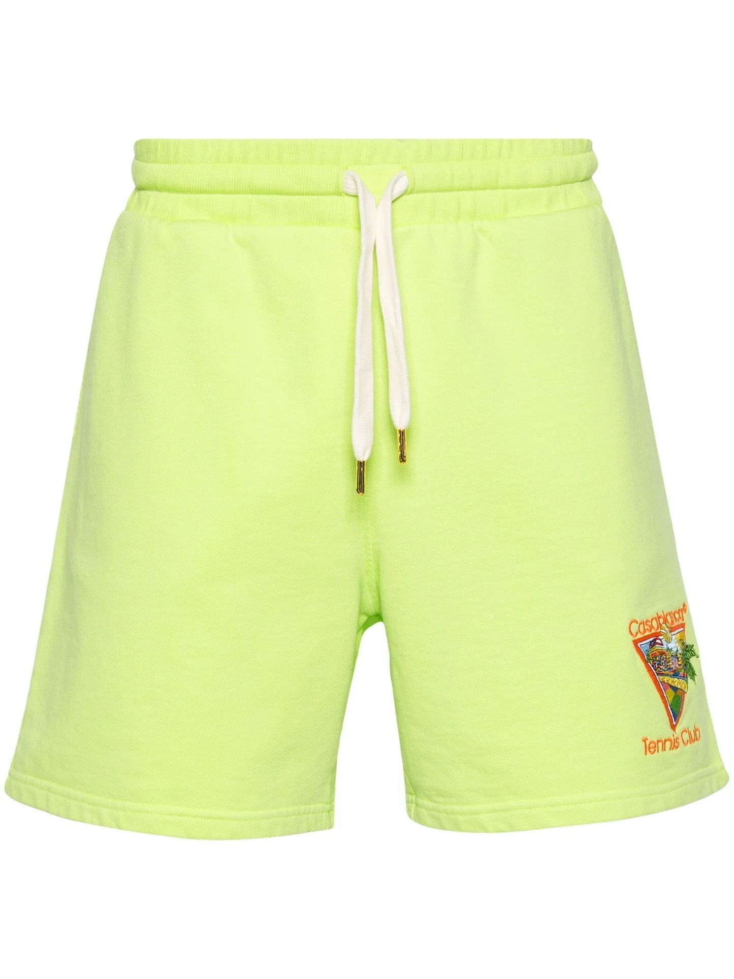 Casablanca o1mle0326 Embroidered Sweatshort Afro Cubsim Tennis Club Size US 30 / EU 46 - 1 Thumbnail