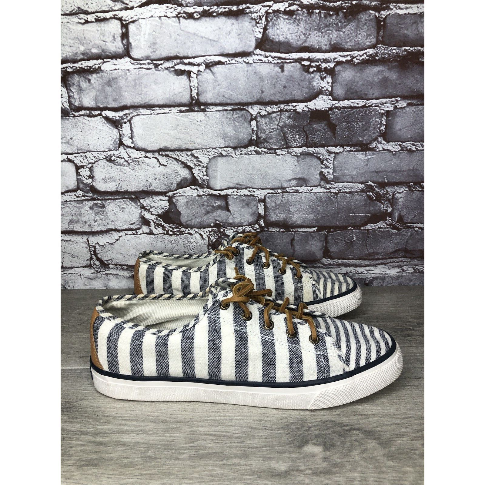 Sperry SPERRY Top-Sider STS95227 Seacoast Blue STRIPE Canvas Boat S Size US 10 / IT 40 - 11 Thumbnail