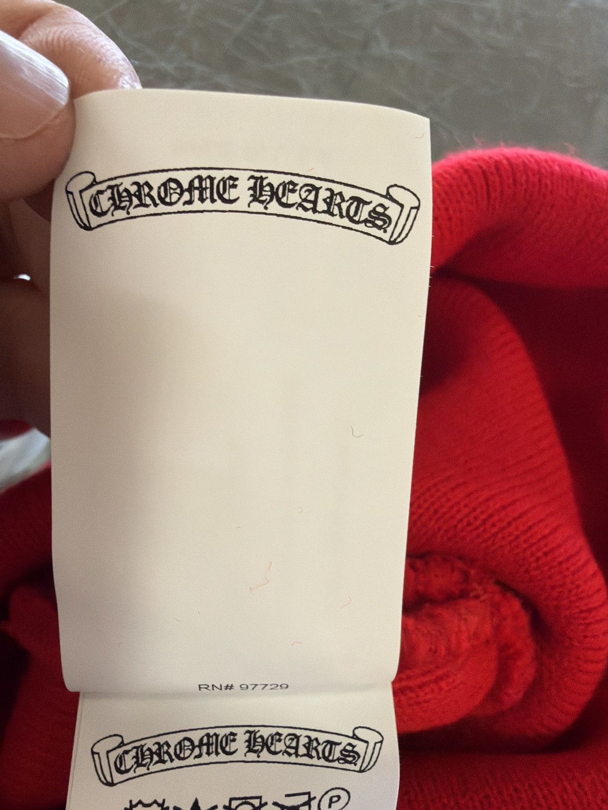 Chrome Hearts CHROME HEARTS LOGO BEANIE RED Size ONE SIZE - 3 Thumbnail