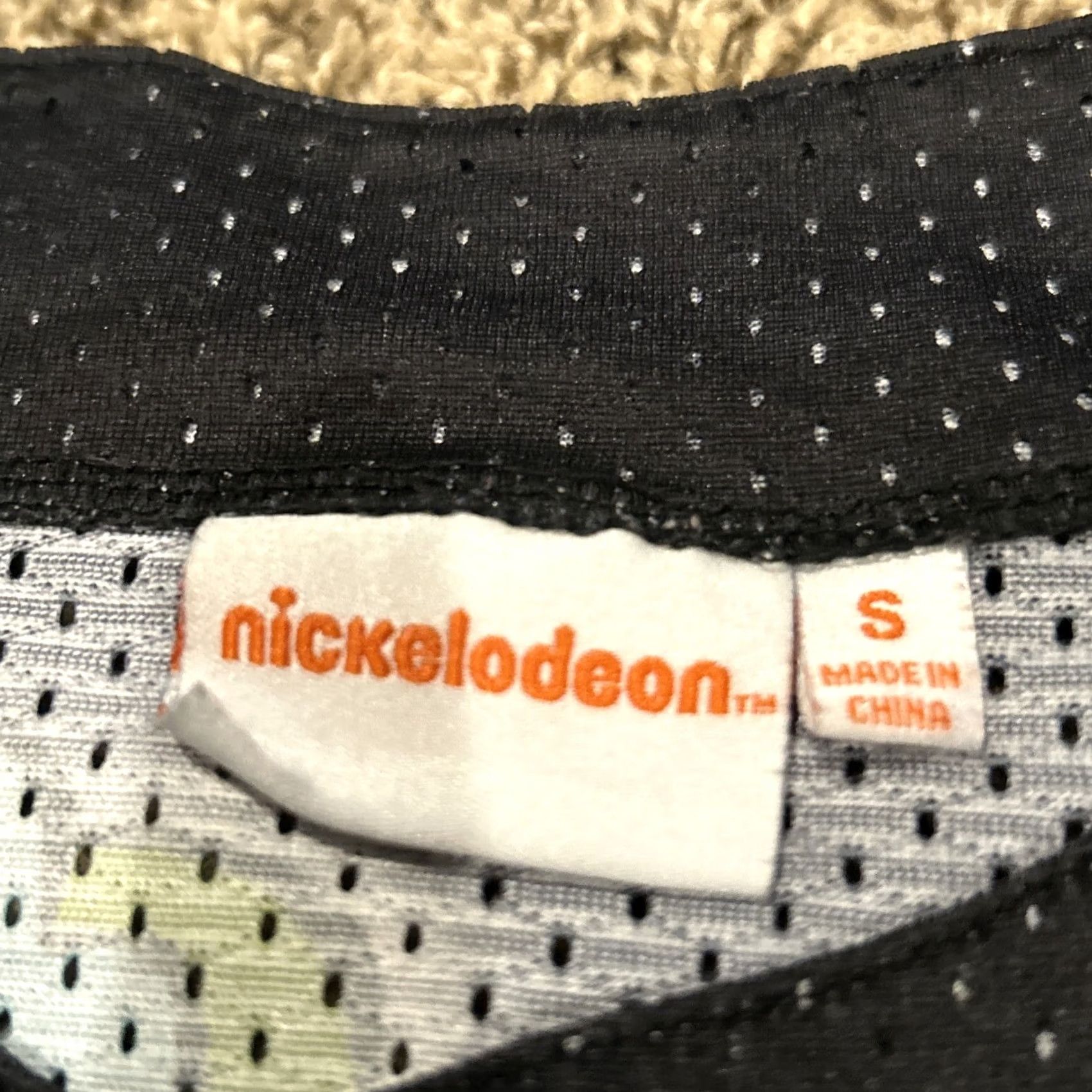 Nickelodeon Nickelodeon Rugrats Jersey Short Sleeve T-Shirt Tommy Reptar Black S Boys Men Retro 1991 vintage? Size US S / EU 44-46 / 1 - 2 Thumbnail