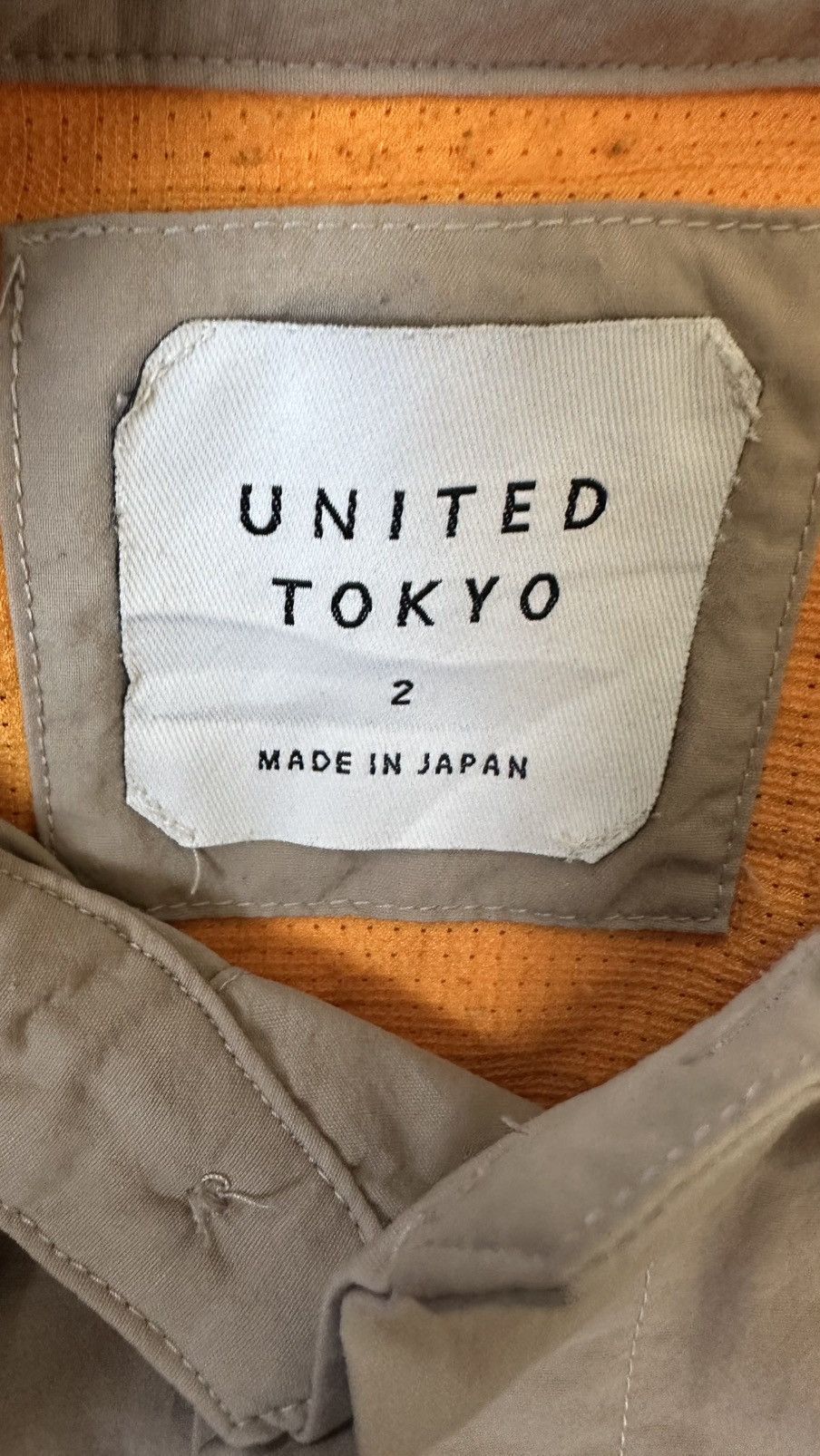 Japanese Brand UNITED TOKYO OUTERWEAR WORKWEAR Size US XL / EU 56 / 4 - 6 Thumbnail