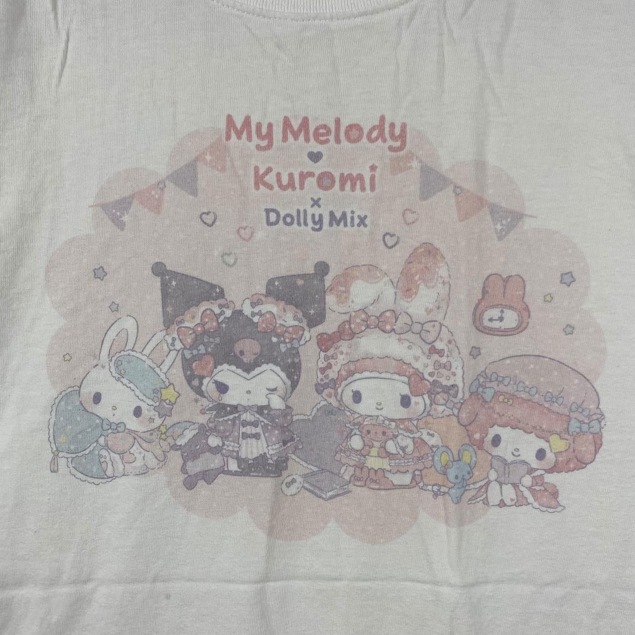 Anime MY MELODY KUROMI Dolly Mix Sanrio Character Tokyo Tee Shirt Size M / US 6-8 / IT 42-44 - 3 Thumbnail