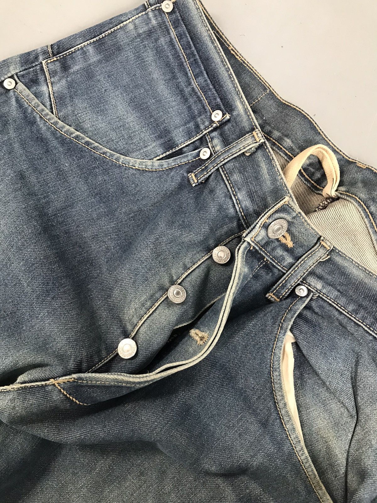 Levi's Vintage Levi’s engineer jeans denim Size US 34 / EU 50 - 9 Thumbnail